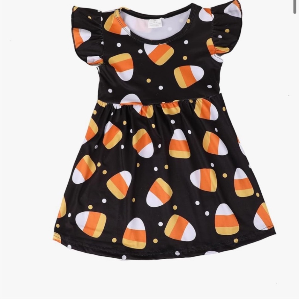 Candy Corn Patterned Dress